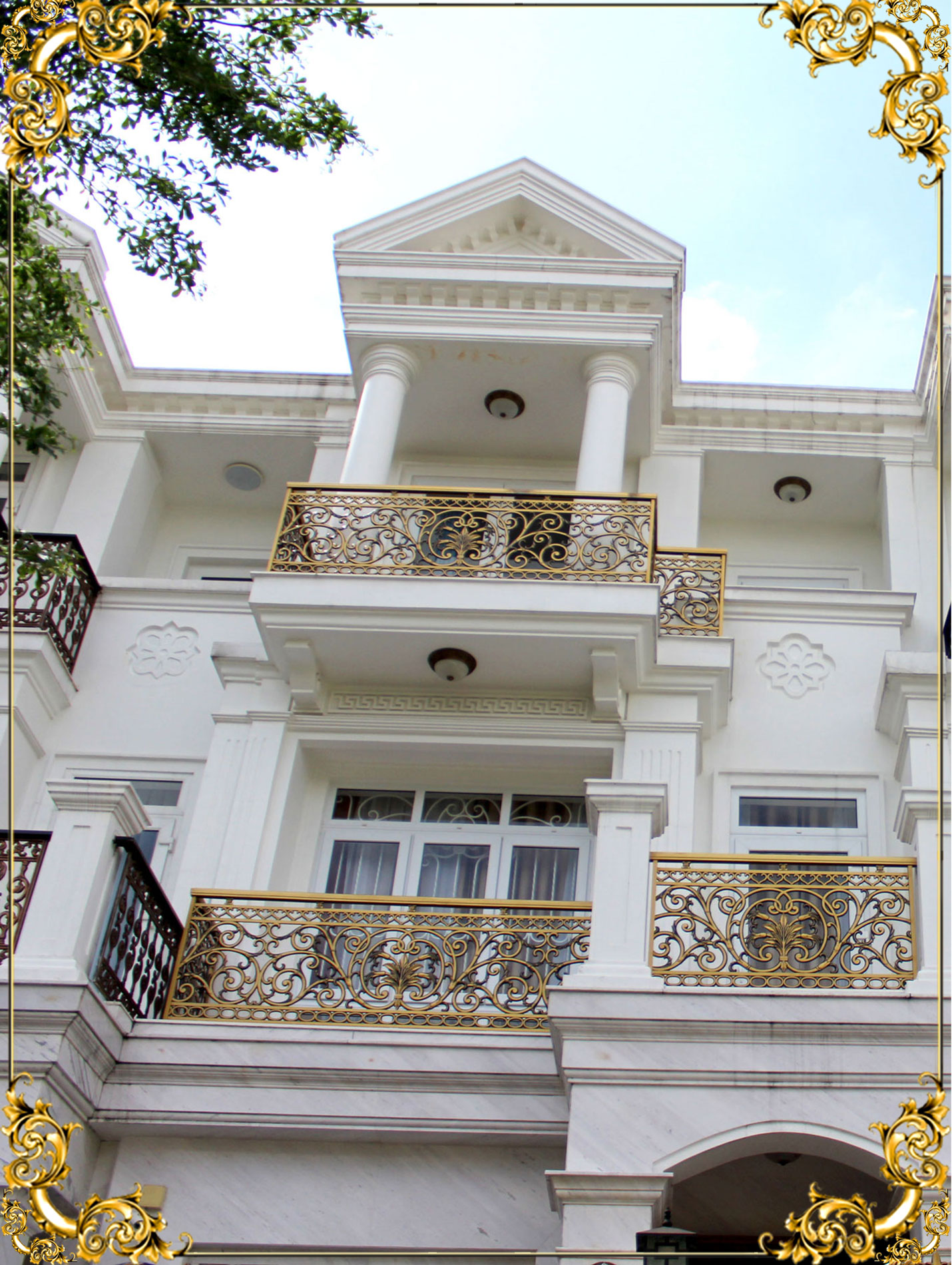 Ban công nhôm đúc VBC03