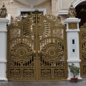 Cổng nhôm đúc mẫu 009