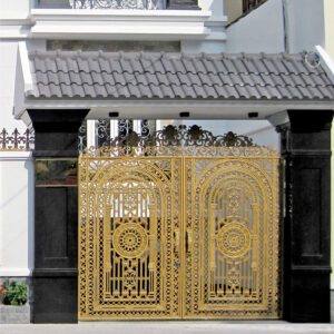 Cổng nhôm đúc 012