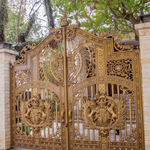 Công trình cổng nhôm đúc tại Dương Nội Hà Nội