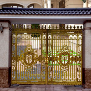 Cổng nhôm đúc hiện đại