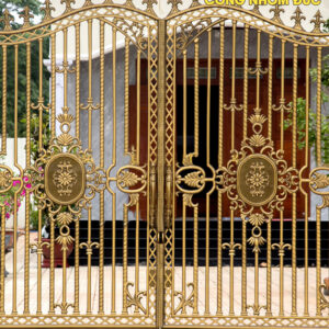 Cổng nhôm đúc hiện đại 3