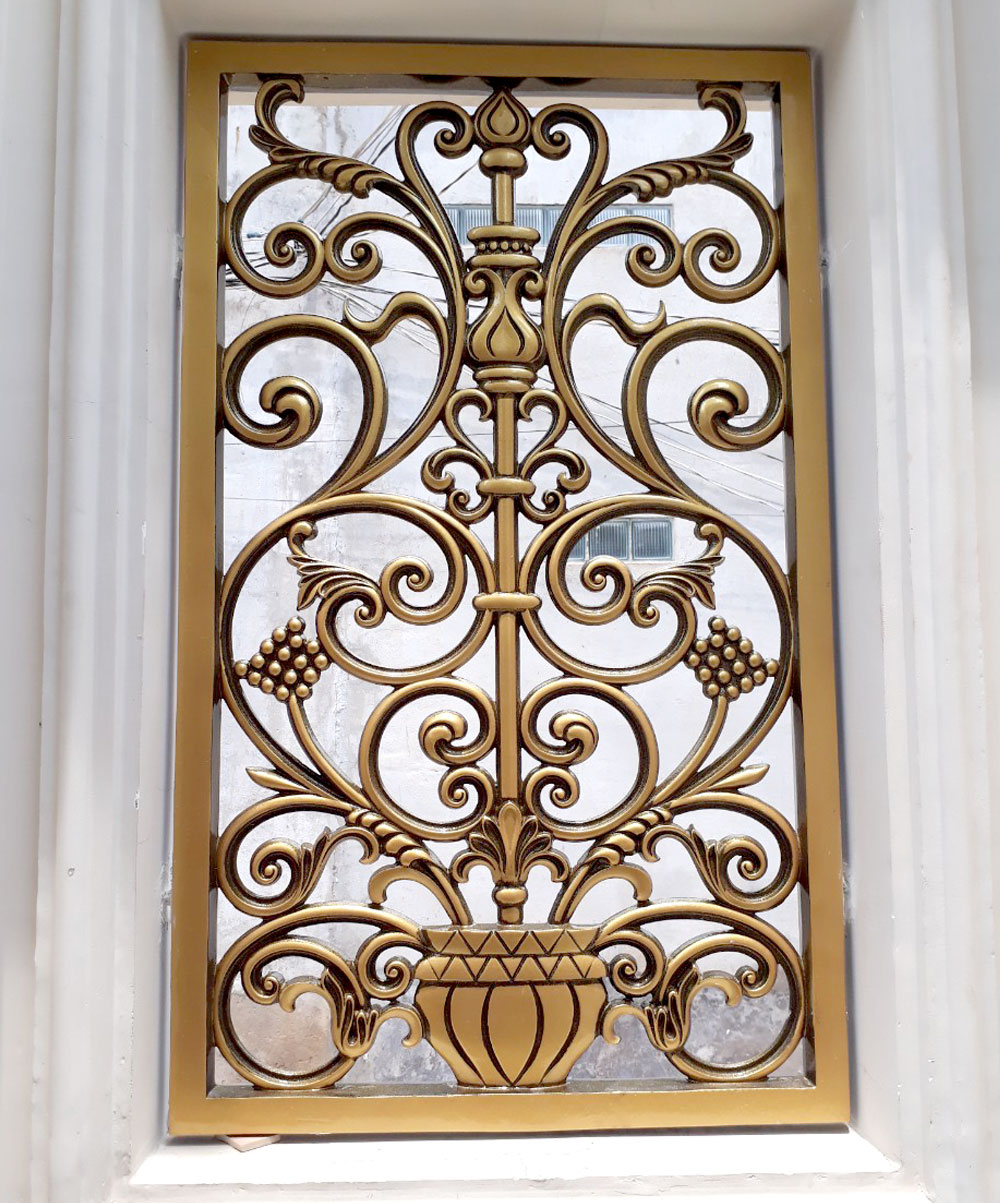 Công trình nhôm đúc thực tế tại Thuận An Bình Dương