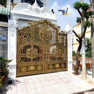 Công trình cổng nhôm đúc Tân Phong Biên Hòa