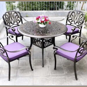 bàn ghế nhôm đúc nhập khẩu, xích đu nhôm đúc