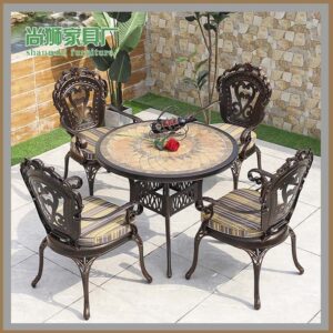 bàn ghế nhôm đúc nhập khẩu, xích đu nhôm đúc