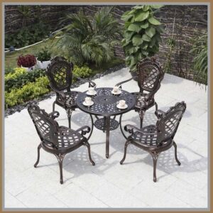 bàn ghế nhôm đúc nhập khẩu, xích đu nhôm đúc