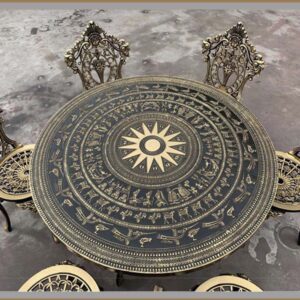 bàn ghế nhôm đúc nghệ thuật