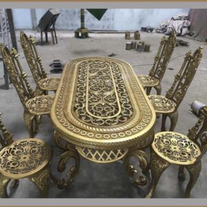 bàn ghế nhôm đúc nghệ thuật