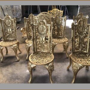 bàn ghế nhôm đúc nghệ thuật