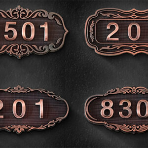 biển số nhà nhôm đúc