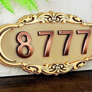 biển số nhà nhôm đúc