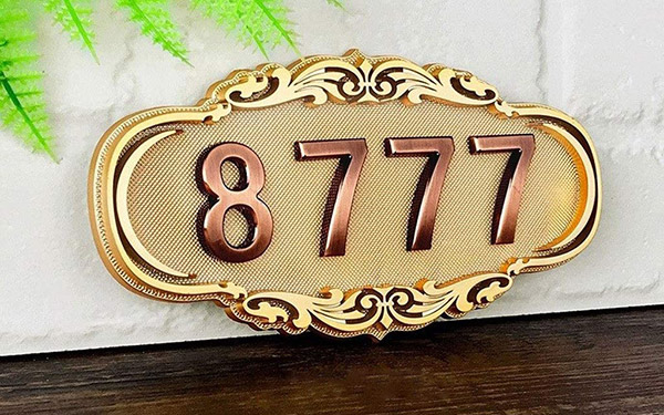 biển số nhà nhôm đúc