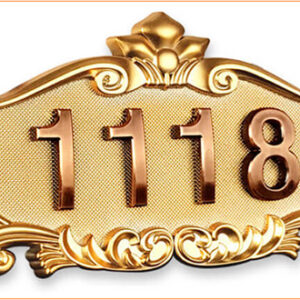 biển số nhà nhôm đúc