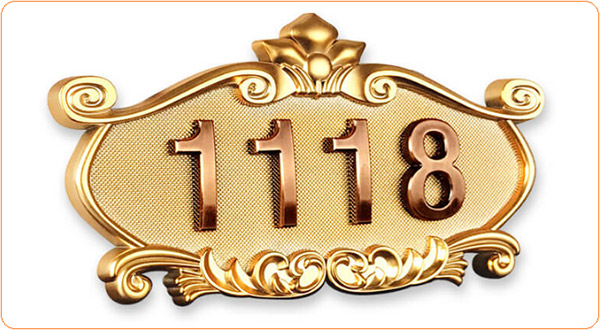 biển số nhà nhôm đúc