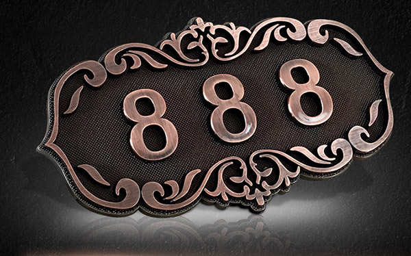 biển số nhà nhôm đúc