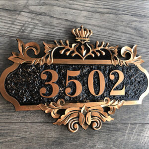 biển số nhà nhôm đúc