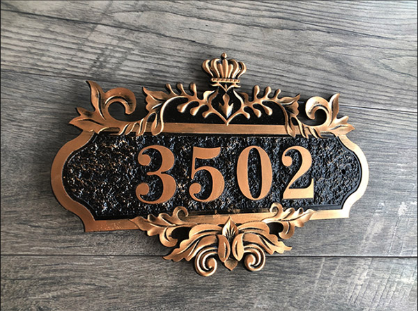 biển số nhà nhôm đúc