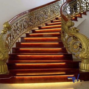 cầu thang nhôm đúc