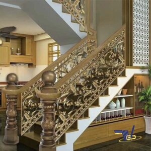 cầu thang nhôm đúc