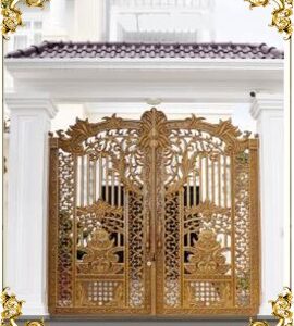 Công trình cổng nhôm đúc tại Cà Mau