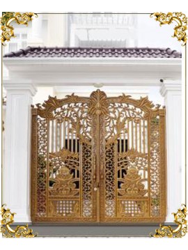 Công trình cổng nhôm đúc tại Cà Mau