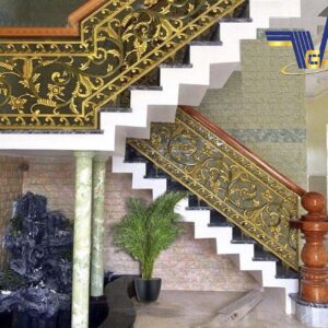 lan can cầu thang nhôm đúc, cầu thang nhôm đúc thượng lưu